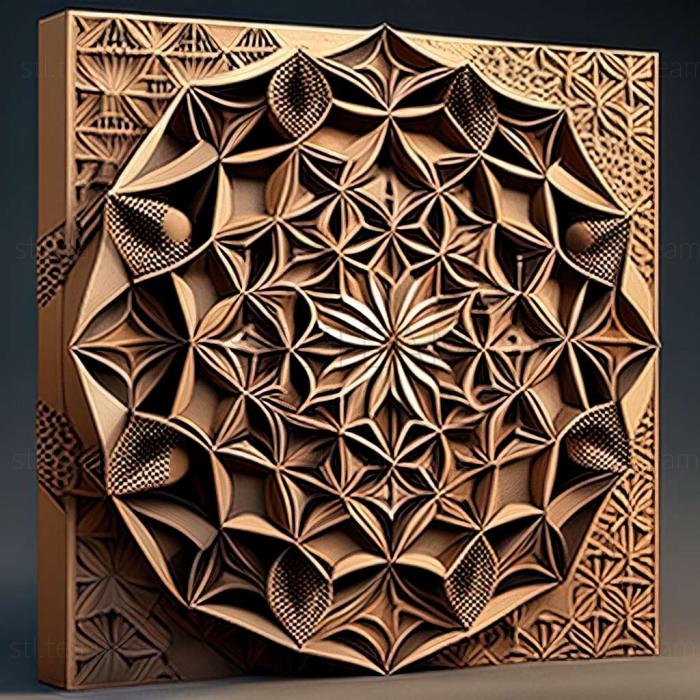 3D model sacred geometry (STL)